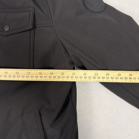 Levi's Men's Black Sherpa Lined Softshell Hooded Jacket Size Medium - Picture 8 of 10